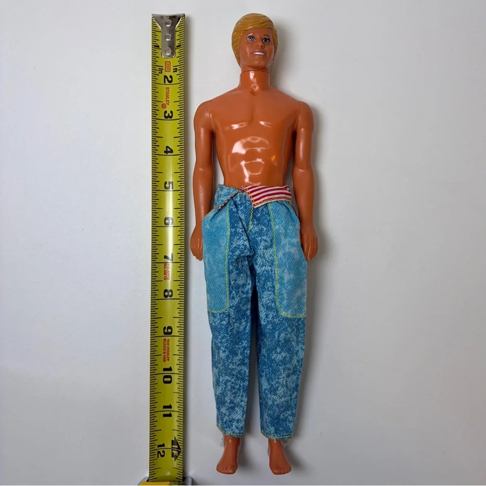VTG Mattel Ken Classic Barbie 1983 1968 with All American 80s Jeans Hammer Pants